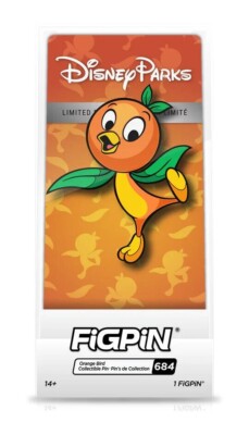 オズワルド オルテンシア フィグピン figpin ピンバッジ Disney Parks Orange Bird FigPin #684 Brand New Limited Edition Pin