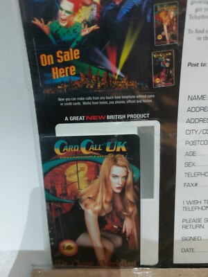 Batman Forever Retro International Calling Card aus den späten 80er Jahren