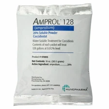 Amprol 128 Amprolium 20% Soluble Powder Coccidiostat 10oz Treats 128gal