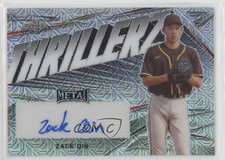 2022 Leaf Metal Thrillerz Silver Mojo 4/5 Zack Qin #TH-ZQ1 Auto 08jk