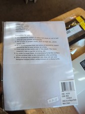 10 szt. Drukowane arkusze magnetyczne 8,5x11 Papier atramentowy do naklejek magnetycznych zrób to sam ...