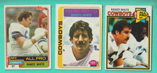 3 TOPPS RANDY WHITE DALLAS COWBOYS 1978 # 60 EX,1979 # 290 EX,1981 # 470 EX