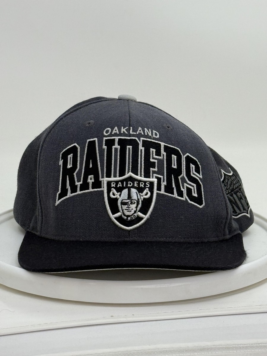 Oakland Raiders Hat Cap Snap Back Mens Black NFL Football