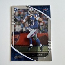 2020 Panini Absolute Rookie Jake Fromm #143 Buffalo Bills Football Card NFL. rookie card picture