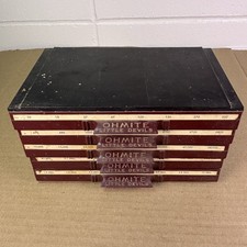 MASSIVE Lot of VTG NOS/USED Resistors w Ohmite Little Devils Storage Bin 9x5x4"