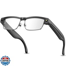 Smart Bluetooth Glasses with HD Camera  1080P Video Recording, AI