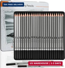 Drawing Sketching Pencil Set, 24 Pack, Hardness Grades 12B-10H 