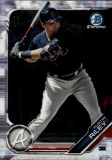 2019 Bowman Austin Riley #BCP-129 Chrome Prospects Atlanta Braves 3I