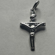 Small 925 Sterling Silver Cross Pendant - NEW 