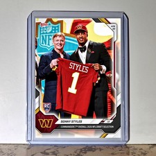 Sonny Styles Rookie 2026 Topps Now Draft Night #SSTY Card Washington Commanders