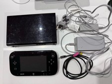 Nintendo Wii U 32GB Black Handheld System Console working order Ref 765