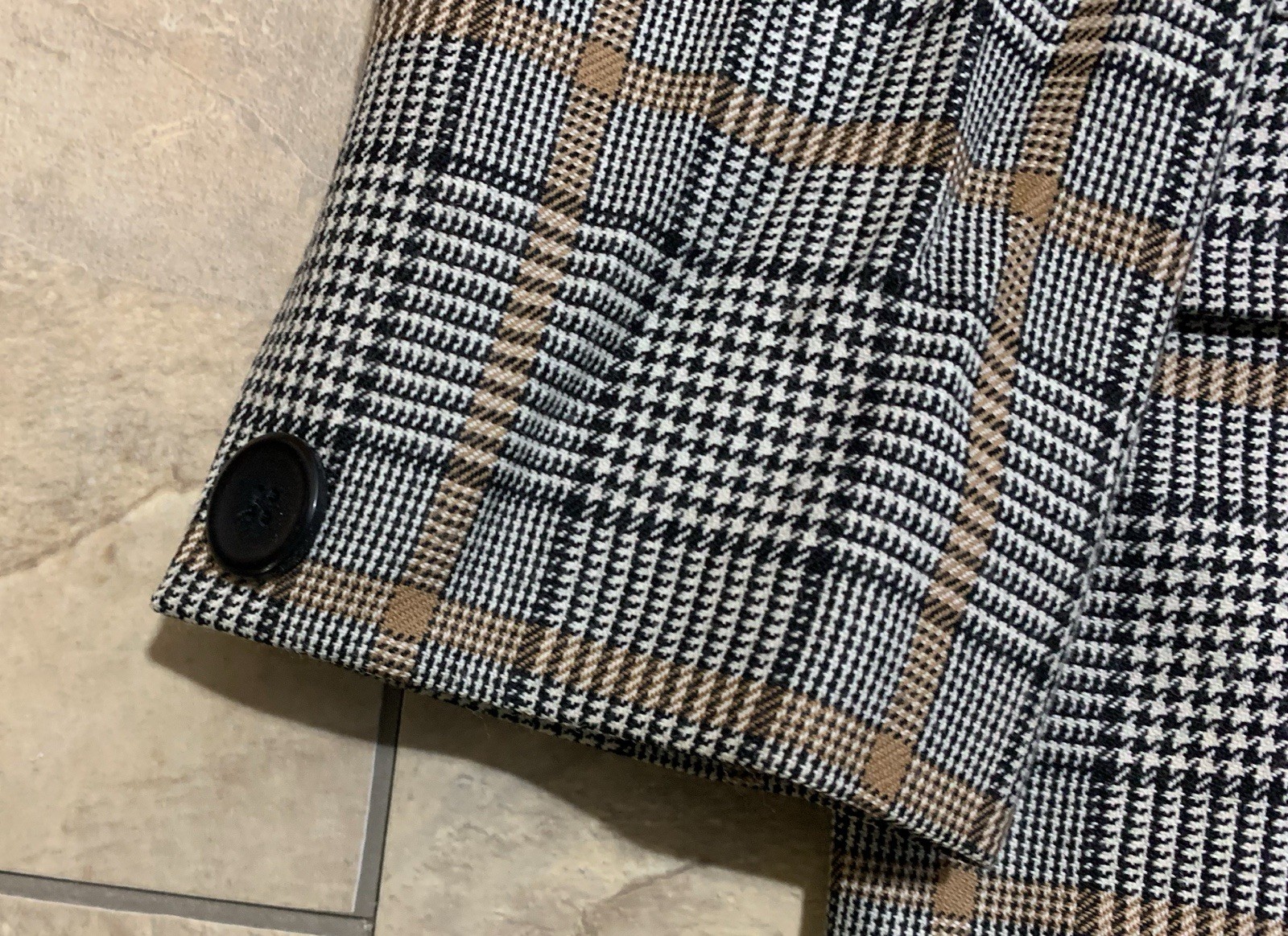 PENDLETON Blazer 100% Virgin Wool Houndstooth Pla… - image 7