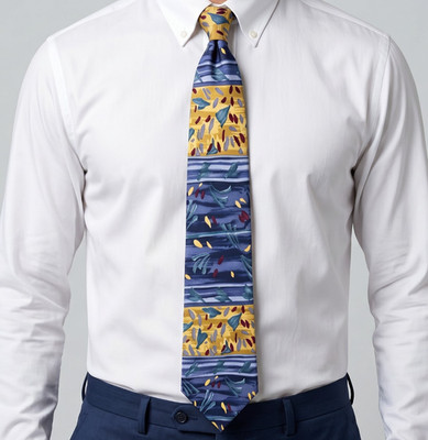 J Garcia Landscape With Eye Silk Tie Collection 10 Stonehenge USA Art Necktie