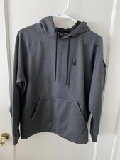 Spyder Medium Gray Hoodie Size Small, Very Good Condition.