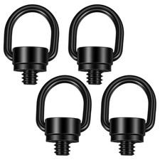4pcs Stainless Steel D Ring Screw Fixing Camera D Screws Hinged Black