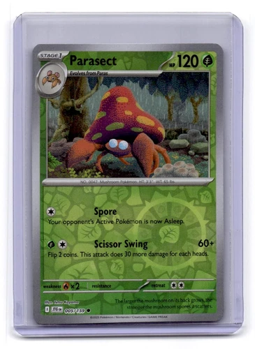 SV09: Journey Together #005/159 Parasect Reverse Holo