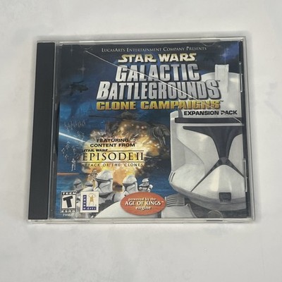Star Wars: Galactic Battlegrounds Clone Campaigns PC Game 2002 