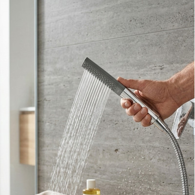 Hansgrohe Rainfinity Baton Handshower, PowderRain 1-Spray, 2.5 GPM, Handheld