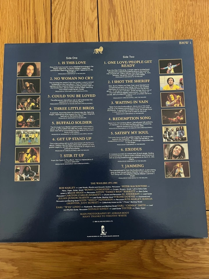 BOB MARLEY VINYL BUNDLE EXODUS 12", BEST OF LP & LIVE LP - Image 4 of 4