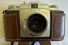 Kodak Pony IV Camera with Original Two Piece Leather Case not tested 
