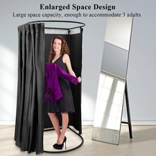 Umkleidekabine Freistehend Mobile Umkleidekabine Rahmen mit Vorhang Umkleideraum