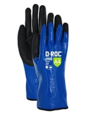 MAGID Waterproof Level A4 Cut & Chemical Resistant Work Gloves, 12 PR, Enhanc...