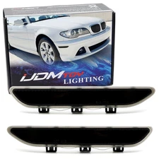 Euro Smoke Front Bumper Side Marker Reflex For BMW E46 2004-06 325CI 330CI Coupe