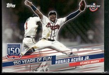 2019 Topps Opening Day Ronald Acuña Jr. 150 Years of Fun Atlanta Braves #YOF-24