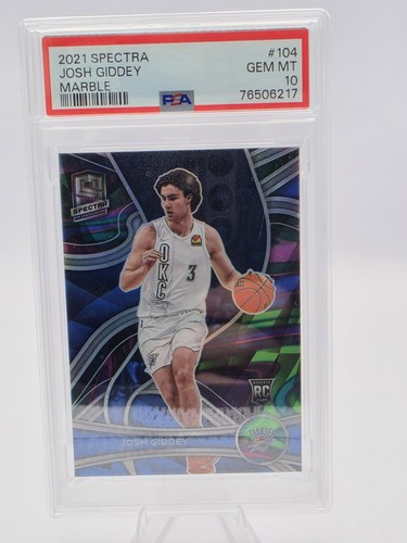 Josh Giddey [Marble] #104 2021 Panini Spectra card