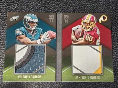 NELSON AGHOLOR JAMISON CROWDER 2015 PANINI PLAYBOOK /25 card FOOTBALL nfl
