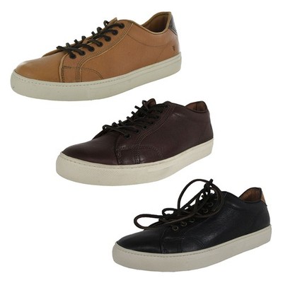 Frye Mens Walker Low Lace Up Leather Sneaker Shoes