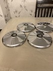 Vauxhall Viva Center Caps Chrome EXCELLENT Original Condition X4 95 Inches