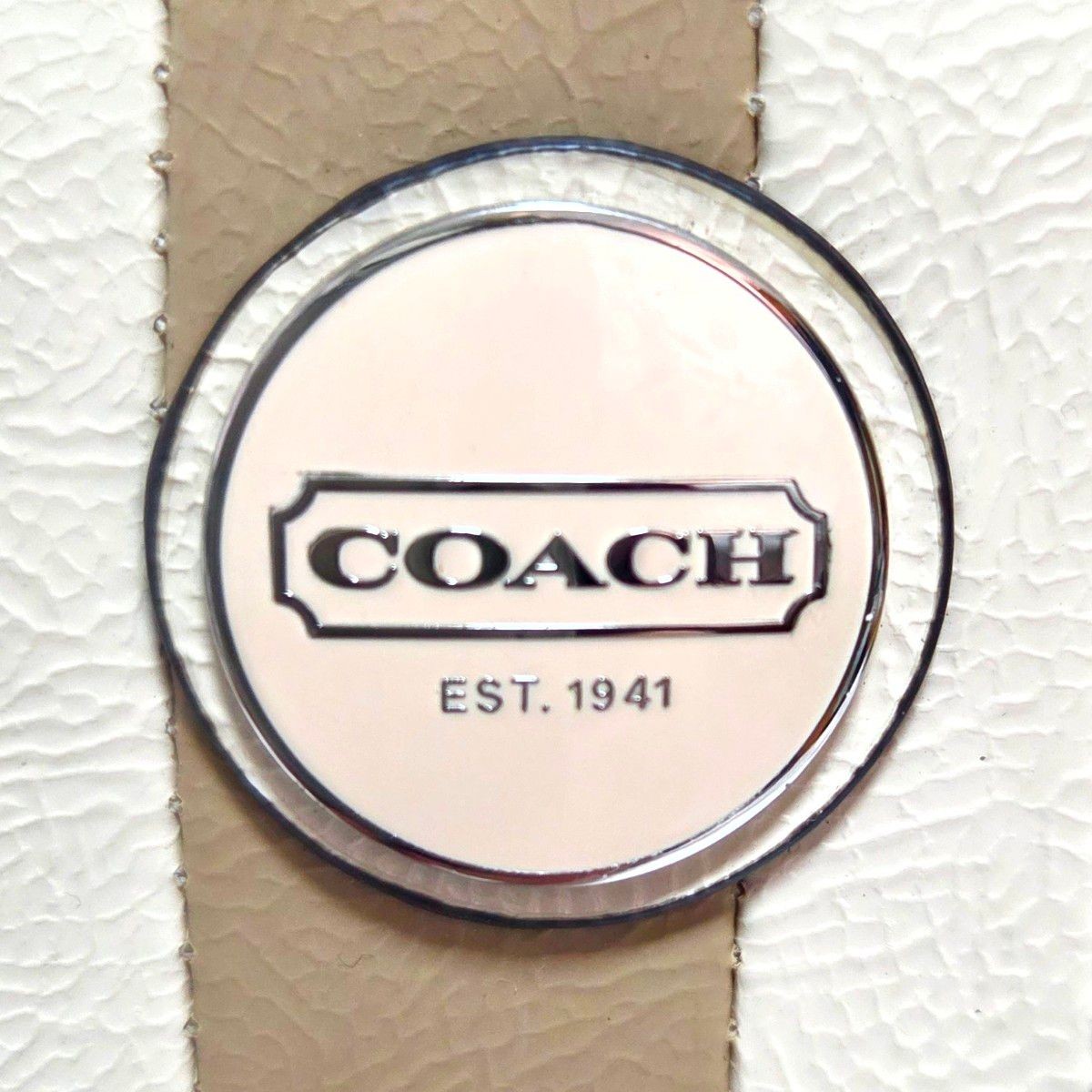 COACH Handbag Tote Bag Signature Canvas Beige 11a thumbnail 11