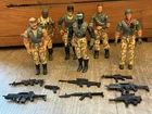 GI Joe Valor vs. Venom Desert Patrol Squad 6 Figures 2004 3.75” Accessories
