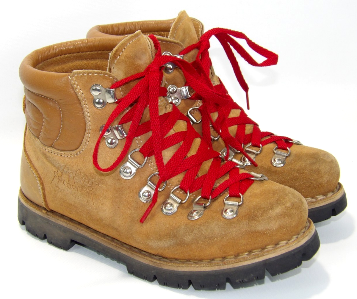 靴 italy leather big trekking boots COLORADO VTG 80s ITALIAN MADE HIKING MOUNTAINEERING LEATHER KINNEY