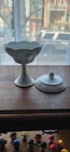 Vintage Indiana Milk Glass Compote Dish With Lid