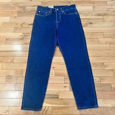 NWT Levis Jeans Womens 28 Blue Premium Wedgie Straight High Rise Dark Wash