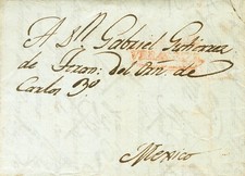 Other Sections. Colonial Period. COVER 1800. (September 6). VERACRUZ To ME