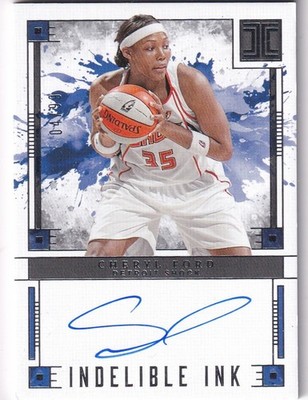 2025 Panini Impeccable WNBA No. INK-CF Cheryl Ford On-Card Auto Ink 4/99