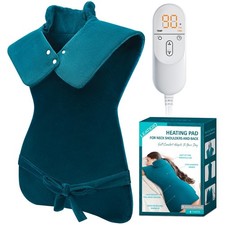 Electric Heating Pad for Neck Shoulders and Back Pain Relief, 32"x21" Extra L...