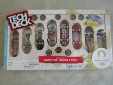 MIB 2024 Tech Deck Olympic Games Paris Competition Legends 8-Pack Spinmaster