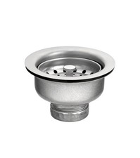 MOEN 3-1/2” Stainless Steel Basket Strainer with Drain Assembly in Satin