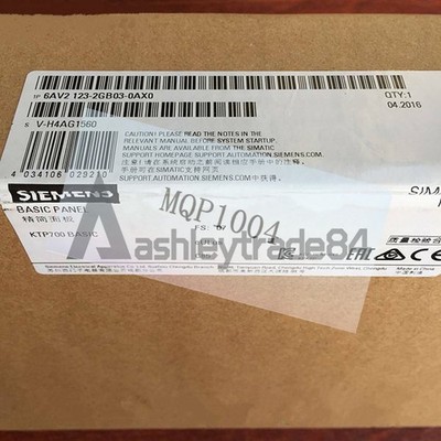 Siemens KTP700 Basic HMI 6AV2123-2GB03-0AX0 6AV2 123-2GB03-0AX0