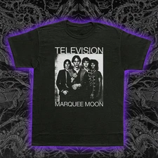 Television Marquee Moon T-Shirt Art Rock Post-Punk NYC Guitar Music Tee S-5XL