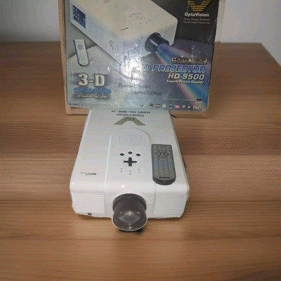 Optavision HD-9500 LCD Projector Platinum Series Limited Edition White 