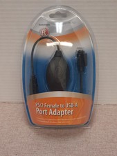 Vintage Radio Shack PS/2 Female to USB-A Port Adapter Model 26-723 Gaming