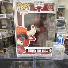 Funko Pop! Figura de vinilo Benny the Bull #03 de las mascotas de los Chicago Bulls de la NBA
