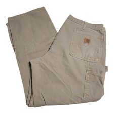 Carhartt Men s Dungaree Fit Duck Carpenter Pants B11 DES Beige Men s Sz 40x32
