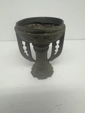 Art Deco Style Chalice Or Incense Burner Heavy Metal Read