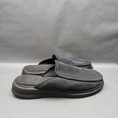 Lusso Cloud Esto Cord Shoes Mens 10 Black Corduroy Mule Slippers Comfort House
